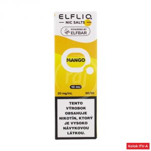 ELFLIQ Nic SALT liquid - Mango 10ml / 20mg A