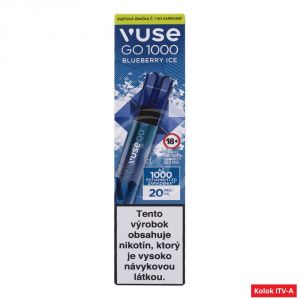 VUSE GO 1000 E CIGARETA - BLUEBERRY ICE 20mg 2ml A 1ks