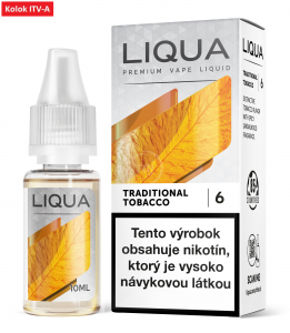 LIQUA liquid - Traditional Tobacco (Tradičný tabak) 10ml / 12mg "A"