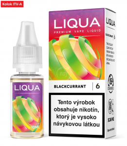 LIQUA liquid - Blackcurrant (Čierne ríbezle) 10ml / 18mg "A"