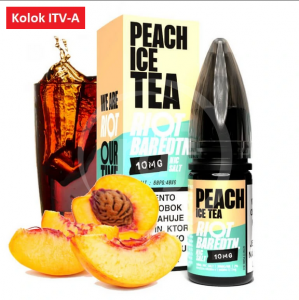 Riot Bar EDTN Salt liquid - Peach Ice Tea 10ml / 10mg "A"