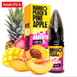 Riot Bar EDTN Salt liquid - Mango Peach Pineapple 10ml / 10mg "A"