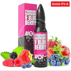 Riot Punx S&V aróma 10ml – Strawberry, Raspberry & Blueberry "A"
