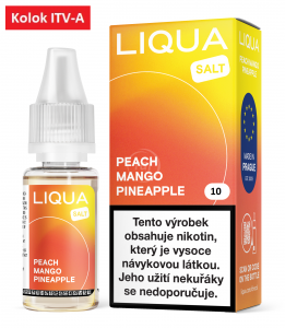 Liqua SALT liquid - Peach Mango Pineapple 10ml / 10mg "A"