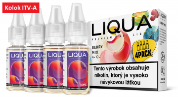 LIQUA 4pack liquid (4x10ml) - Berry Mix (Lesné plody) 40ml / 6mg "A"