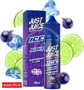 Just Juice S&V aróma 12ml - ICE Blackcurrant & Lime "A"