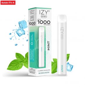 IZY ONE+ 1000 E CIGARETA - MINT (MÄTA) 0mg 2ml "A" 1ks