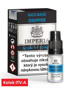 IMPERIA Dripper Nikotinová báza 5x10ml PG30 / VG70 12mg "A"