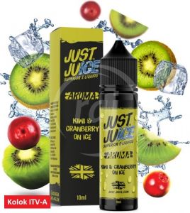 Just Juice S&V aróma 10ml - Kiwi and Cranberry on Ice "A"