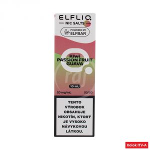 ELFLIQ Nic SALT liquid - Kiwi Passion Fruit Guava 10ml / 20mg "A"