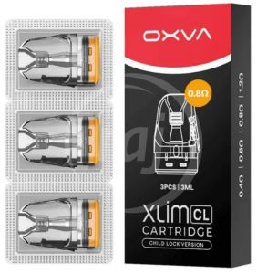 OXVA Xlim CL Pod Top Fill cartridge 0,8ohm 3ml (1.bal. 3ks) 1ks